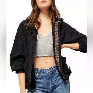 Free People Jayde safari moto jacket